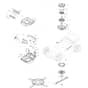Makita LM001G - Cordless Lawn Mower - Power Tool 02 Diagram