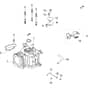 LR 44 PK COMFORT (K600 AUTOCHOCKE) -  - Efco Rotary Mower Cylinder and crankase Diagram