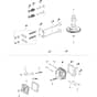 LR 44 PK COMFORT (K600 AUTOCHOCKE) -  - Efco Rotary Mower Cylinder head and valve Diagram