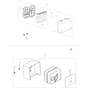 LR 44 PK COMFORT PLUS (K600) - 2018 - Efco Rotary Mower Air filter and muffler Diagram