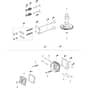LR 44 PK (K40) -  - Efco Rotary Mower Cylinder head and valve Diagram