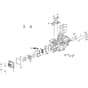 LR 44 PK (K450) -  - Efco Rotary Mower Crankcase Diagram