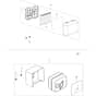 LR 44 PK (K500) -  - Efco Rotary Mower Air filter and muffler Diagram