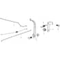 LR 48 PK (K605) EURO 5 -  - Efco Rotary Mower Control lever Diagram