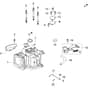 LR 48 TK ALLROAD PLUS 4 (K650) -  - Efco Rotary Mower Cylinder and crankase Diagram
