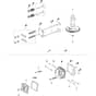 LR 53 PK (K650) -  - Efco Rotary Mower Cylinder head and valve Diagram