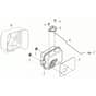 LR 53 TK ALL ROAD EXA 4 (K805) -  - Efco Rotary Mower Muffler Diagram