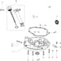 LR 53 TK COMFORT PLUS (K650) -  - Efco Rotary Mower Crankase cover Diagram