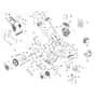 LRI 48 T -  - Efco Rotary Mower Complete illustrated parts list Diagram