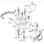 Cobra LT102HR2L - Tractor Jan 2024 from build 2312- only Cutting Deck Diagram