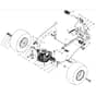 Cobra LT108HS2L - Tractor Jan 2024 from build 2312- only Hydraulic Axle Shift Brake Diagram