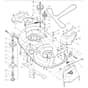 Cobra LT108HSL 2023 - Tractor Apr 2023 Cutting Deck Diagram