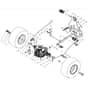 Cobra LT108HSL 2024 - Tractor Jan 2024 from build 2312- only Hydraulic Axle Shift Brake Diagram