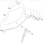 Cobra LT108HSL 2024 - Tractor Jan 2024 from build 2312- only Mulch Plug Diagram