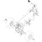 Cobra LT108MSL 2023 - Tractor Apr 2023 Mechanical Pedal Assy Diagram