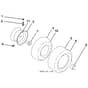 McCulloch M11577RB - 96051001100 - 2010-10 - Wheels and Tyres Parts Diagram