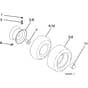McCulloch M11597 - 96011023400 - 2007-08 - Wheels and Tyres Parts Diagram