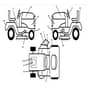 McCulloch M11597 - 96011023404 - 2009-04 - Decals Parts Diagram