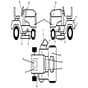 McCulloch M11597 - 96041026601 - 2012-01 - Decals Parts Diagram