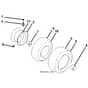 McCulloch M115-97T - 96041037600 - 2014-06 - Wheels and Tyres Parts Diagram