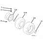 McCulloch M12538 - 96011030300 - 2011-09 - Wheels and Tyres Parts Diagram