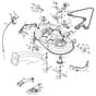 McCulloch M12597RB - 96061028701 - 2010-04 - Mower Deck - Cutting Deck Parts Diagram