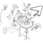 McCulloch M12597RB - 96061029000 - 2010-07 - Mower Deck - Cutting Deck Parts Diagram