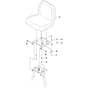 McCulloch M125-85F - 967295401 - 2015-01 - Seat Parts Diagram