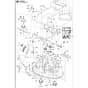 McCulloch M125-97FH - 966725601 - 2012 - Mower Deck - Cutting Deck Parts Diagram
