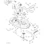 McCulloch M125-97T - 96041028801 - 2012-12 - Mower Deck - Cutting Deck Parts Diagram