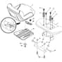 McCulloch M125-97T - 96041033401 - 2014-04 - Seat Parts Diagram