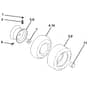 McCulloch M125-97TC - 96051006000 - 2012-11 - Wheels and Tyres Parts Diagram