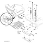 McCulloch M125-97TC - 96051006001 - 2013-01 - Seat Parts Diagram
