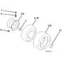 McCulloch M125-97TC - 96051006001 - 2013-01 - Wheels and Tyres Parts Diagram