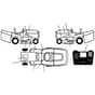 McCulloch M125-97TC - 96051006100 - 2012-11 - Decals Parts Diagram