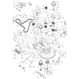 McCulloch M125-97TC - 96051006101 - 2013-01 - Mower Deck - Cutting Deck Parts Diagram
