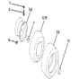 McCulloch M125-97TC - 96051006103 - 2014-06 - Wheels and Tyres Parts Diagram