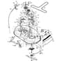 McCulloch M13538 - 96011024401 - 2009-04 - Mower Deck - Cutting Deck Parts Diagram
