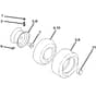 McCulloch M13592HRB - 96061009903 - 2008-08 - Wheels and Tyres Parts Diagram