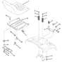 McCulloch M13592HRB - 96061009904 - 2010-03 - Seat Parts Diagram