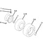 McCulloch M13592HRB - 96061009904 - 2010-03 - Wheels and Tyres Parts Diagram