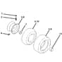 McCulloch M13592RB - 96061010102 - 2008-08 - Wheels and Tyres Parts Diagram