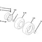 McCulloch M13592RB - 96061012404 - 2008-08 - Wheels and Tyres Parts Diagram