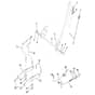 McCulloch M13597 - 96011023500 - 2010-01 - Mower Lift - Deck Lift Parts Diagram
