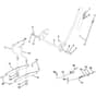 McCulloch M13597 - 96011023801 - 2009-04 - Mower Lift - Deck Lift Parts Diagram