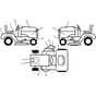 McCulloch M13597 - 96011029600 - 2010-09 - Decals Parts Diagram