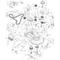 McCulloch M14597TC - 96051015000 - 2016-07 - Mower Deck - Cutting Deck Parts Diagram