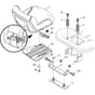 McCulloch M14597TC - 96051015000 - 2016-07 - Seat Parts Diagram