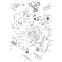 McCulloch M145-97TC POWERDRIVE - 2018-07 - Mower Deck - Cutting Deck Parts Diagram