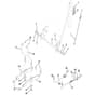 McCulloch M155107HRB - 96061012303 - 2008-08 - Mower Lift - Deck Lift Parts Diagram